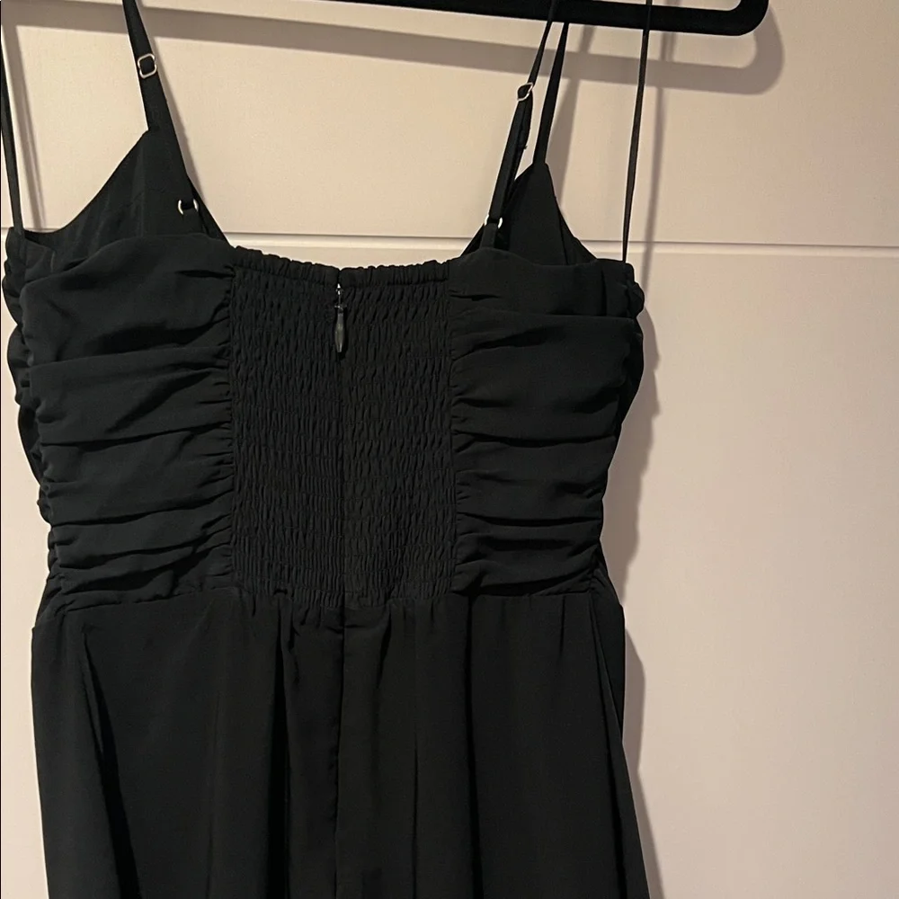 Abercrombie & Fitch Black Maxi Dress with Spaghetti Straps